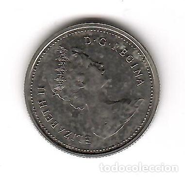 Monedas antiguas de Am&eacute;rica: Moneda de Canada: 25 cent; a&ntilde;o 1981 (Maris) - Foto 2
