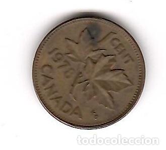 Monedas antiguas de Am&eacute;rica: Moneda de Canada: 1 cent; a&ntilde;o 1978 (Maris) - Foto 1