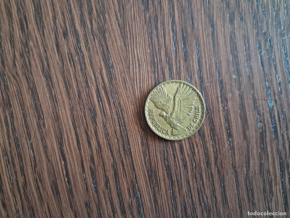 Monedas antiguas de Am&eacute;rica: moneda de Chile, 5 cent&eacute;simos, a&ntilde;o 1965 - Foto 1