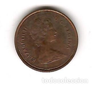 Monedas antiguas de Am&eacute;rica: Moneda de Canada: 1 cent; a&ntilde;o 1980 (Maris) - Foto 2