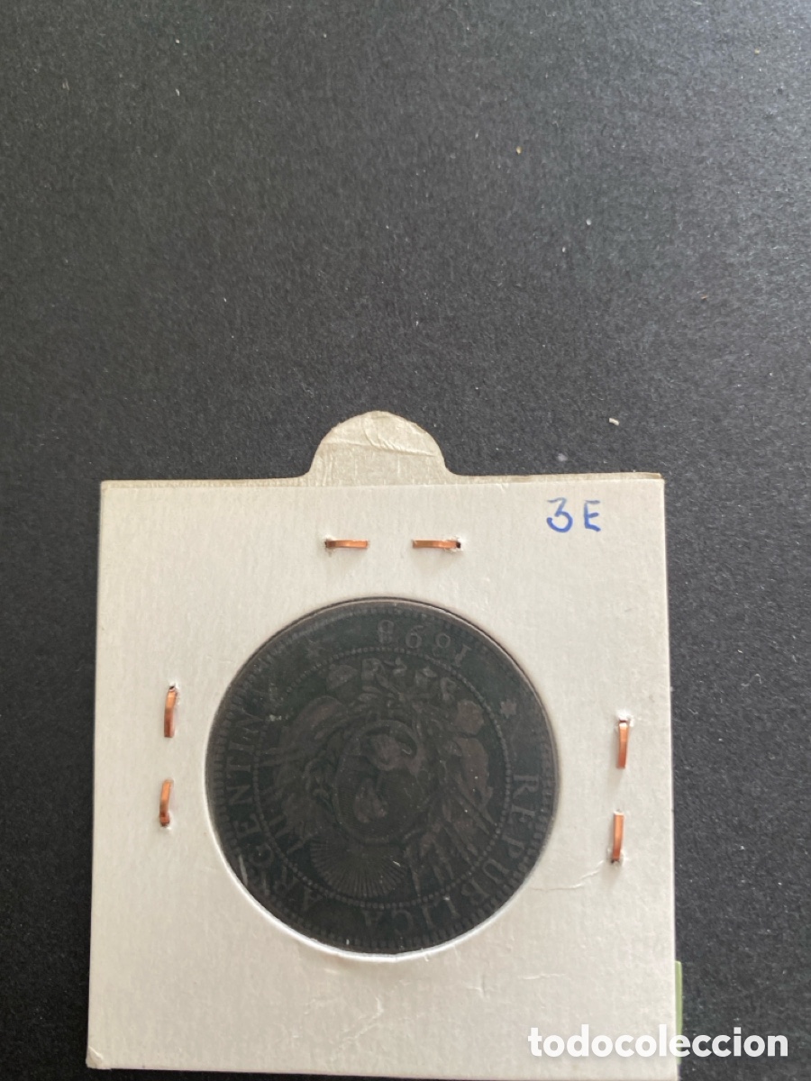 Monedas antiguas de Am&eacute;rica: Moneda de Argentina 2 centavos - Foto 2