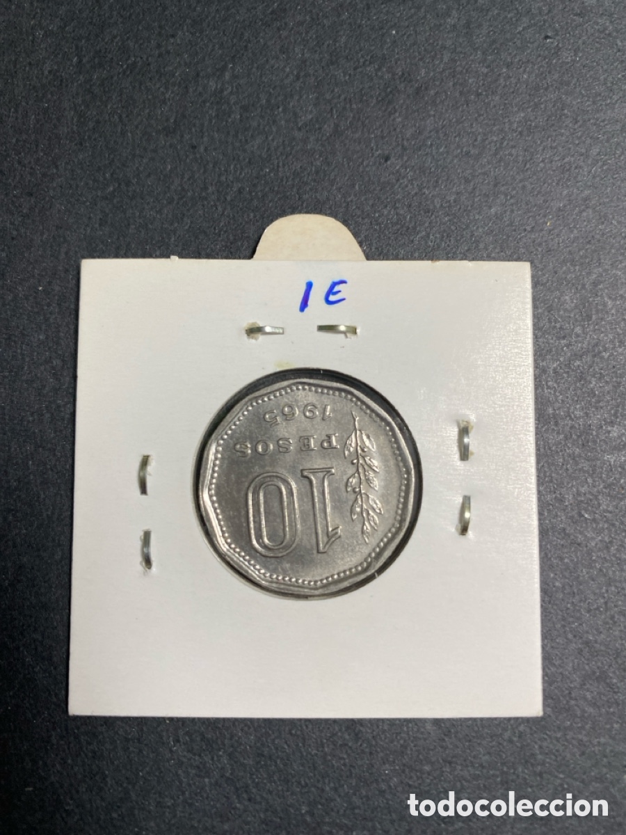 Monedas antiguas de Am&eacute;rica: Moneda de Argentina 10 pesos - Foto 2
