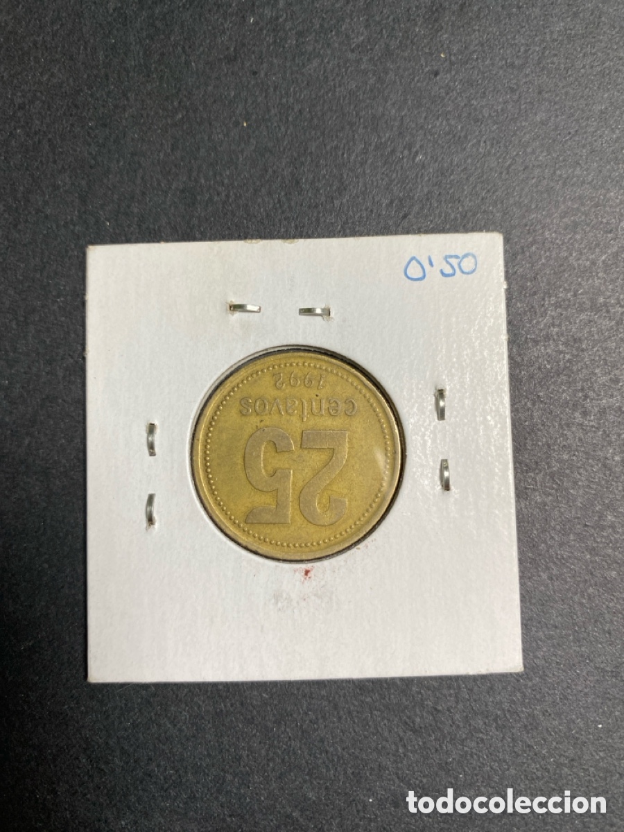 Monedas antiguas de Am&eacute;rica: Moneda de Argentina 25 centavos - Foto 2