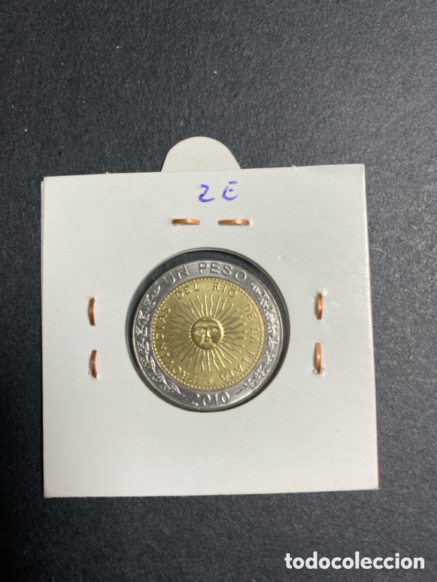 Monedas antiguas de Am&eacute;rica: Moneda de Argentina 1 peso - Foto 2