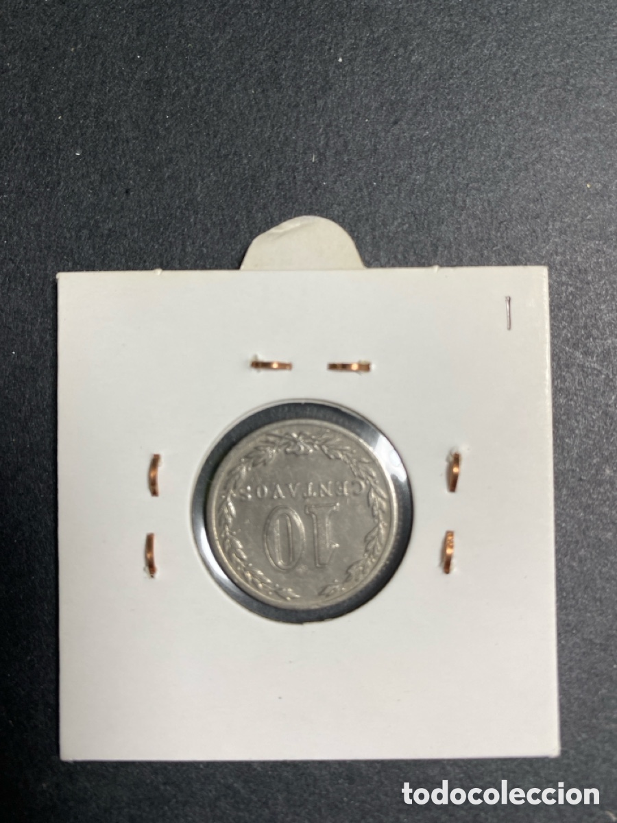 Monedas antiguas de Am&eacute;rica: Moneda de Argentina 10 centavos - Foto 2