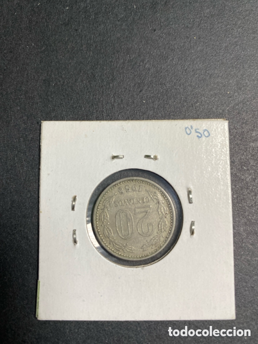 Monedas antiguas de Am&eacute;rica: Moneda de Argentina 20 centavos - Foto 2