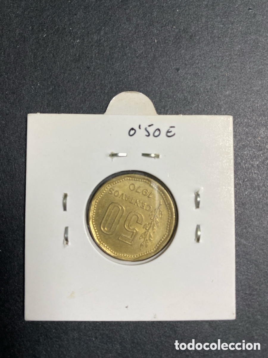 Monedas antiguas de Am&eacute;rica: Moneda de Argentina 50 centavos - Foto 2