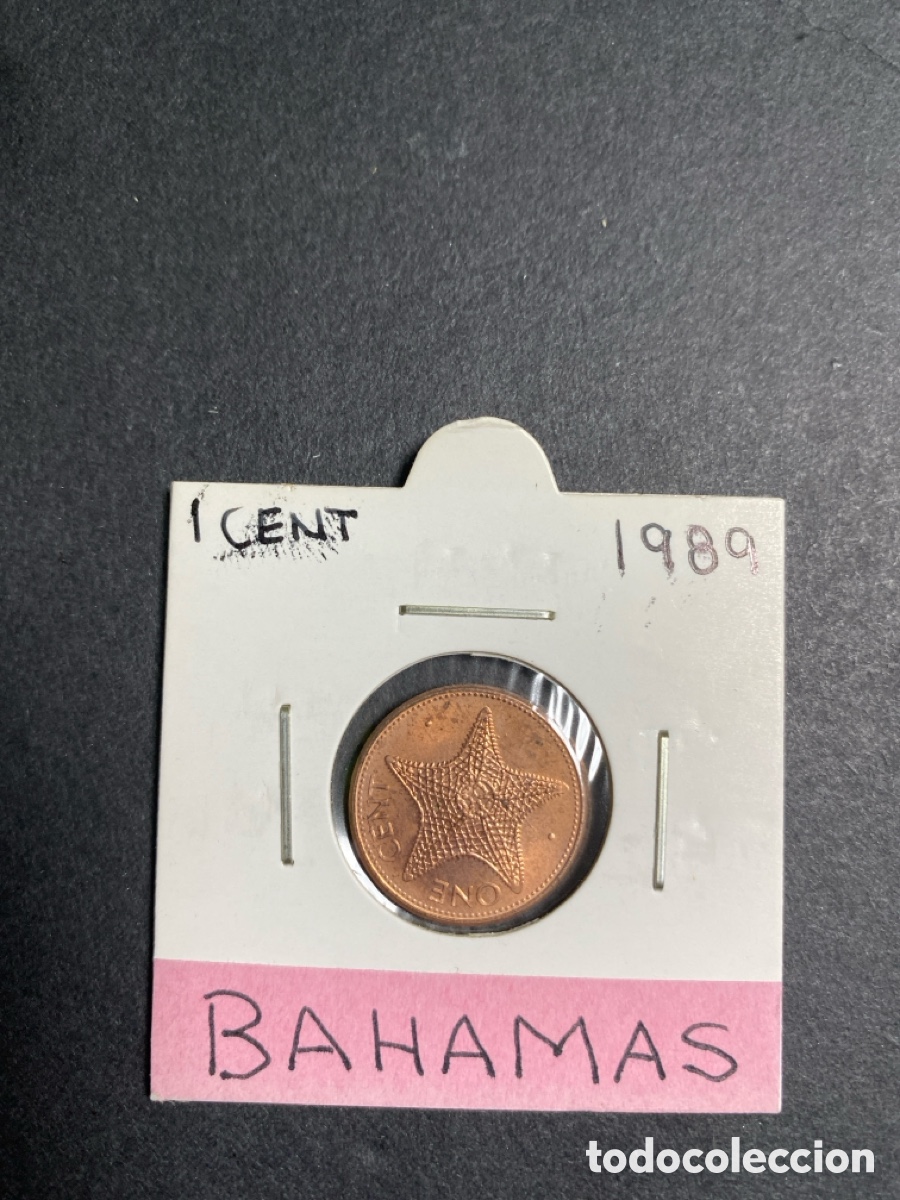 Monedas antiguas de Am&eacute;rica: Moneda de Bahamas 1 cent - Foto 1