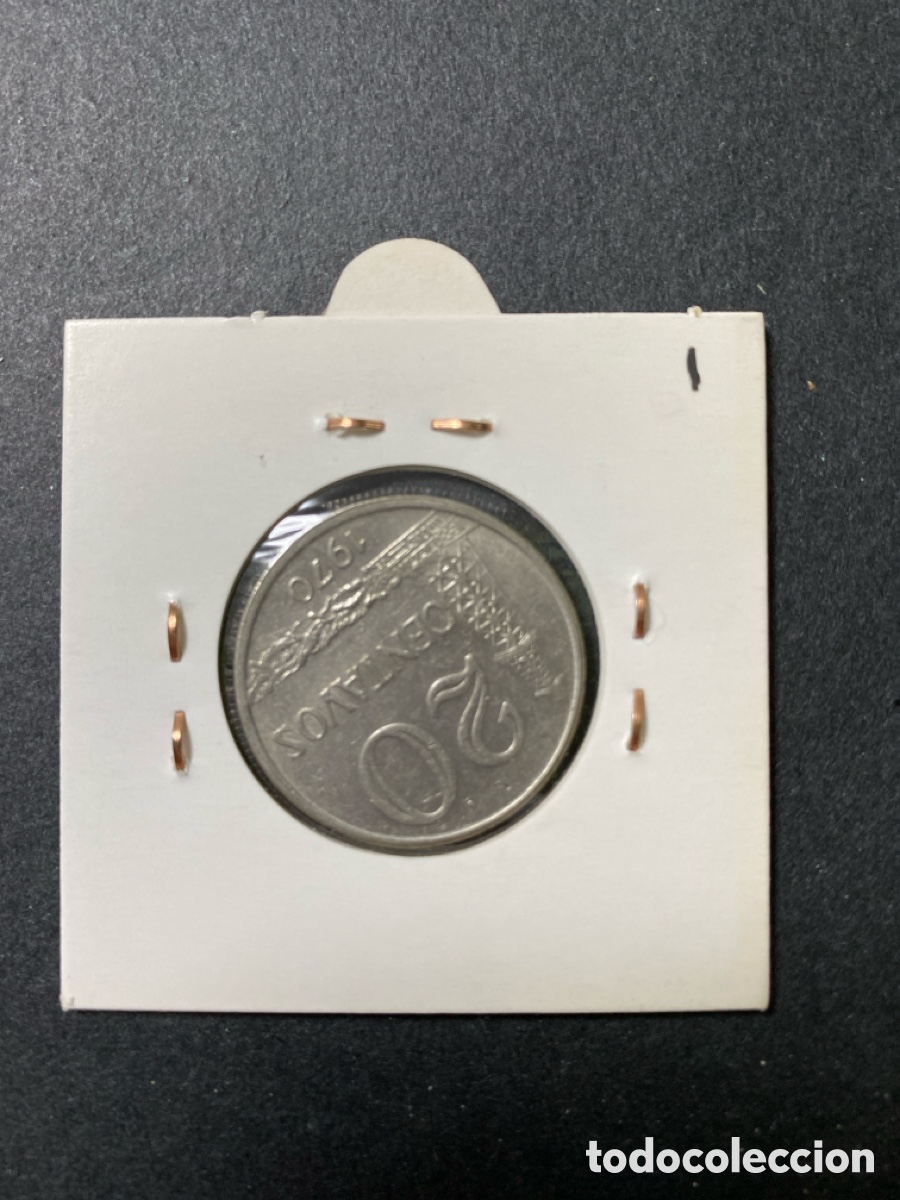 Monedas antiguas de Am&eacute;rica: Moneda de Brasil 20 centavos - Foto 2