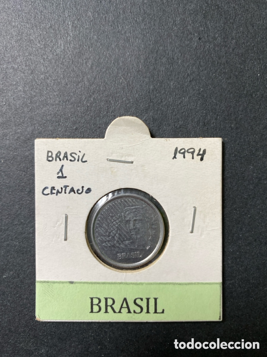 Monedas antiguas de Am&eacute;rica: Moneda de Brasil 1 centavo - Foto 1