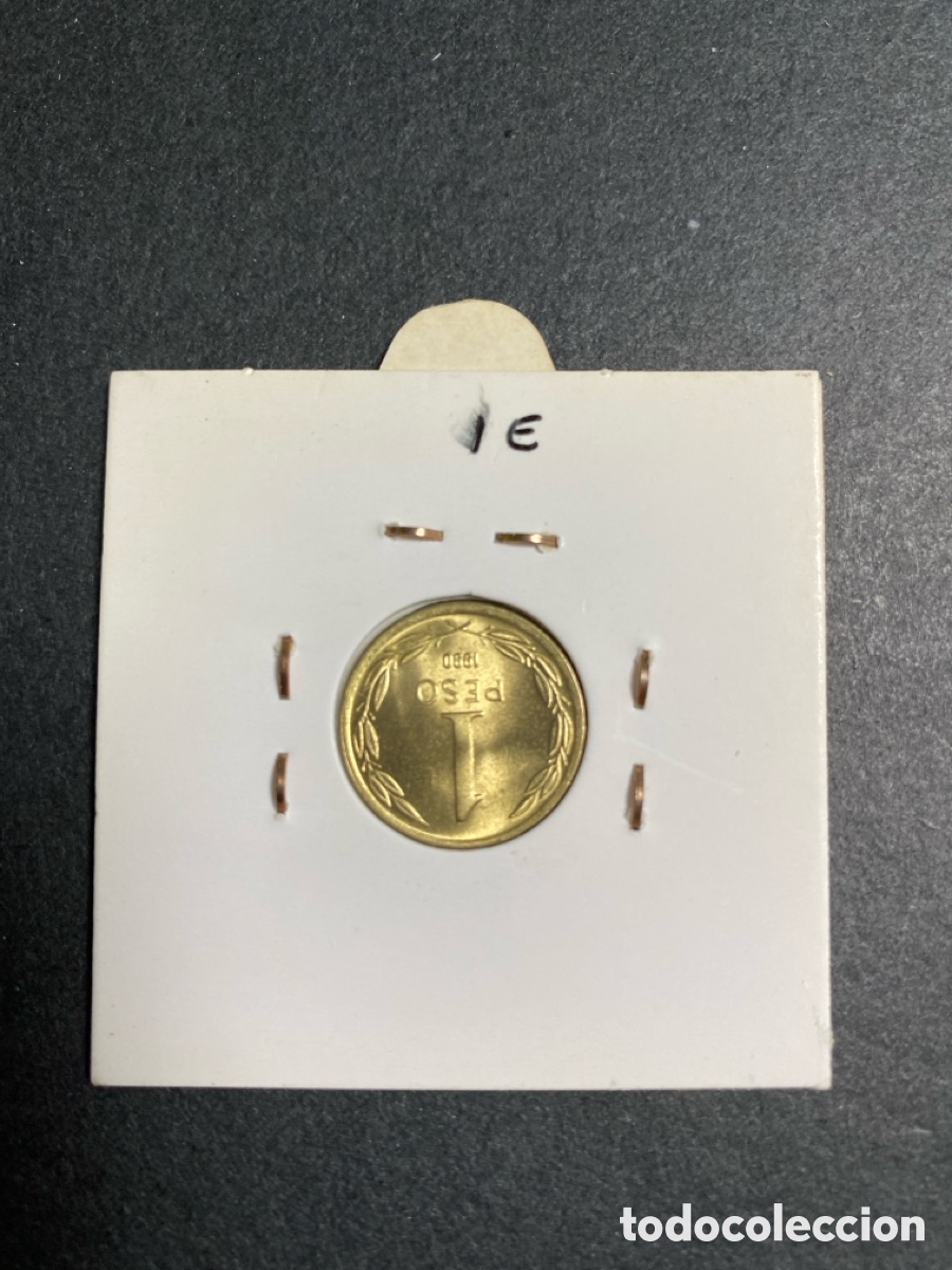 Monedas antiguas de Am&eacute;rica: Moneda de Chile 1 peso - Foto 2