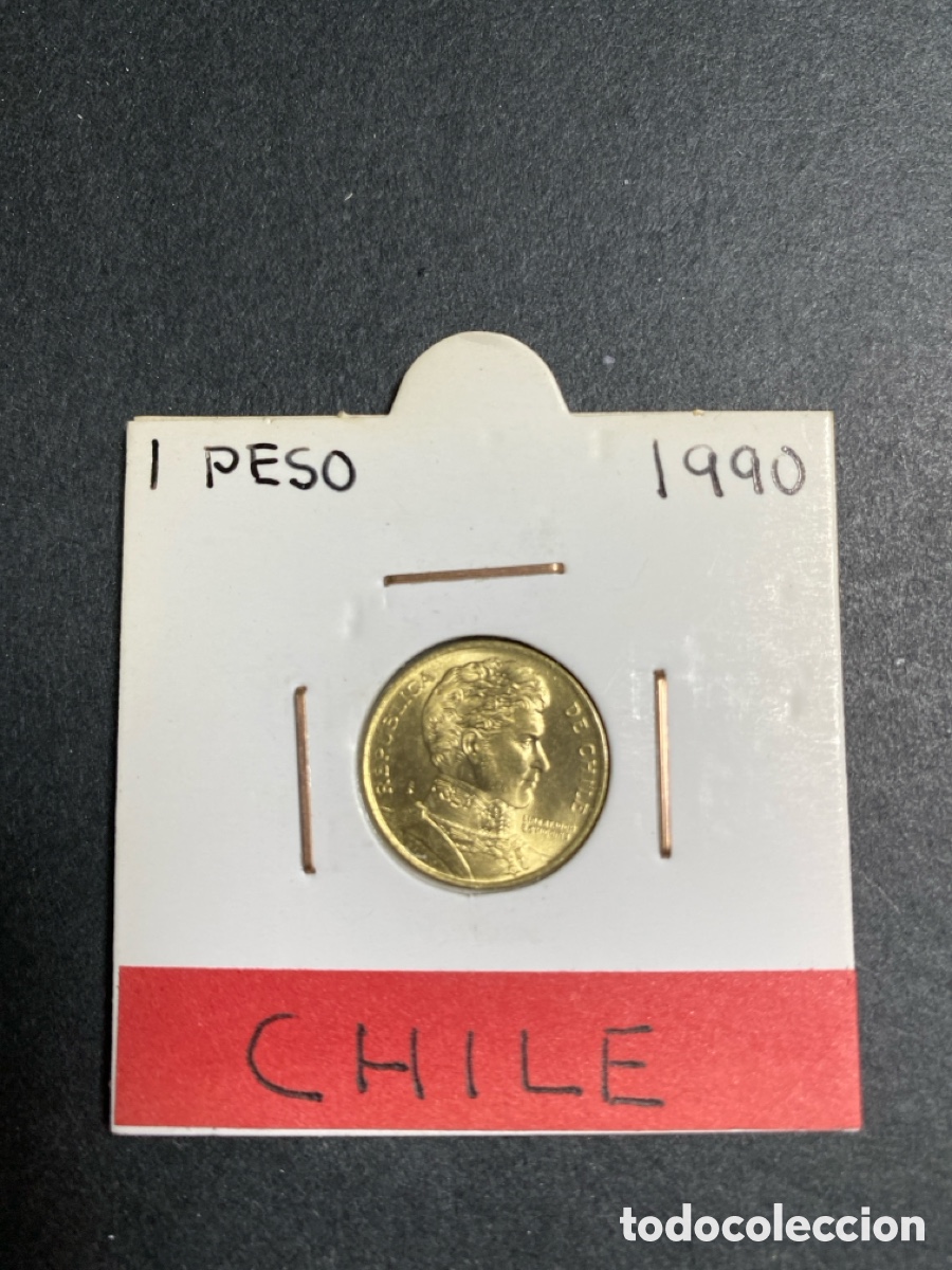 Monedas antiguas de Am&eacute;rica: Moneda de Chile 1 peso - Foto 1
