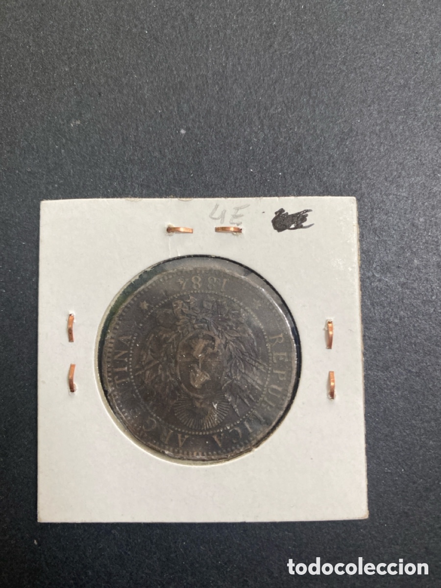 Monedas antiguas de Am&eacute;rica: Moneda de Argentina 2 centavos - Foto 2