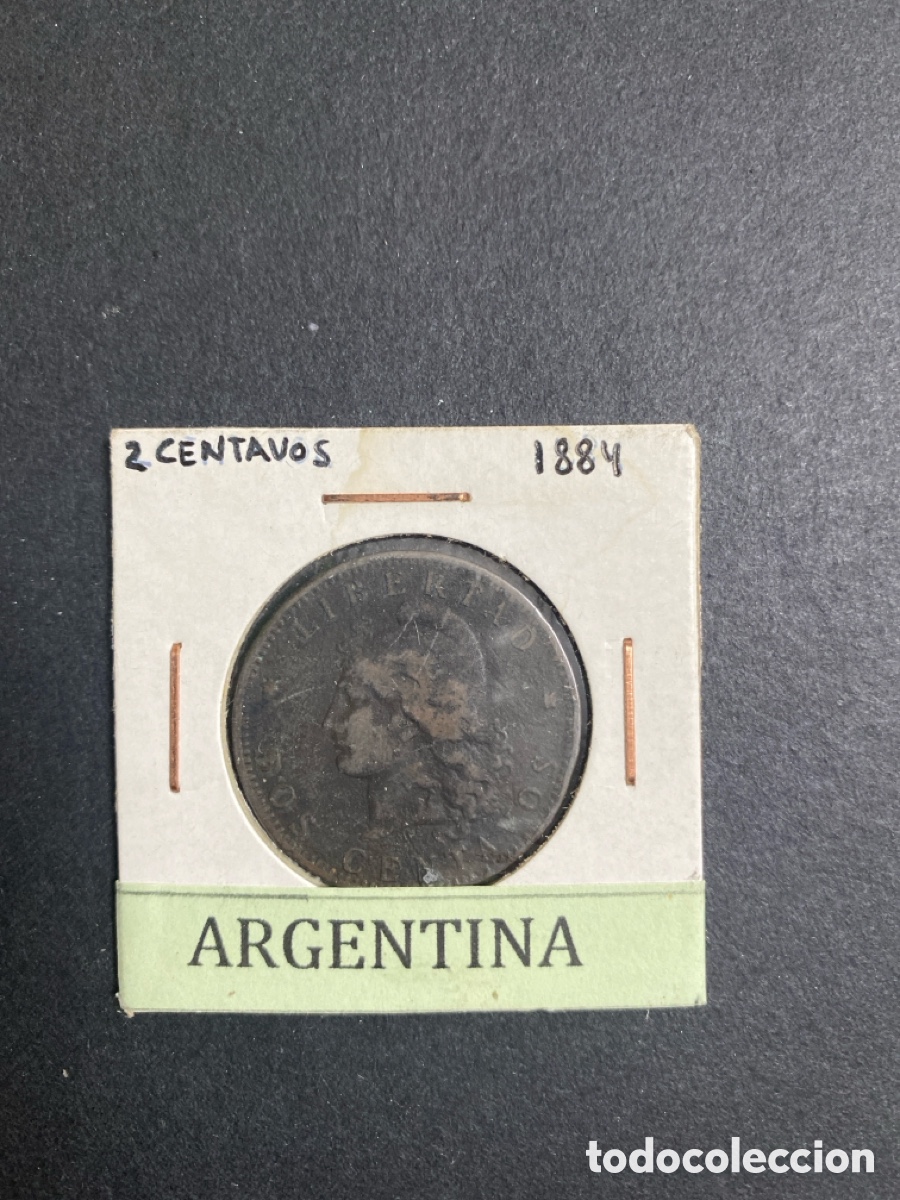 Monedas antiguas de Am&eacute;rica: Moneda de Argentina 2 centavos - Foto 1