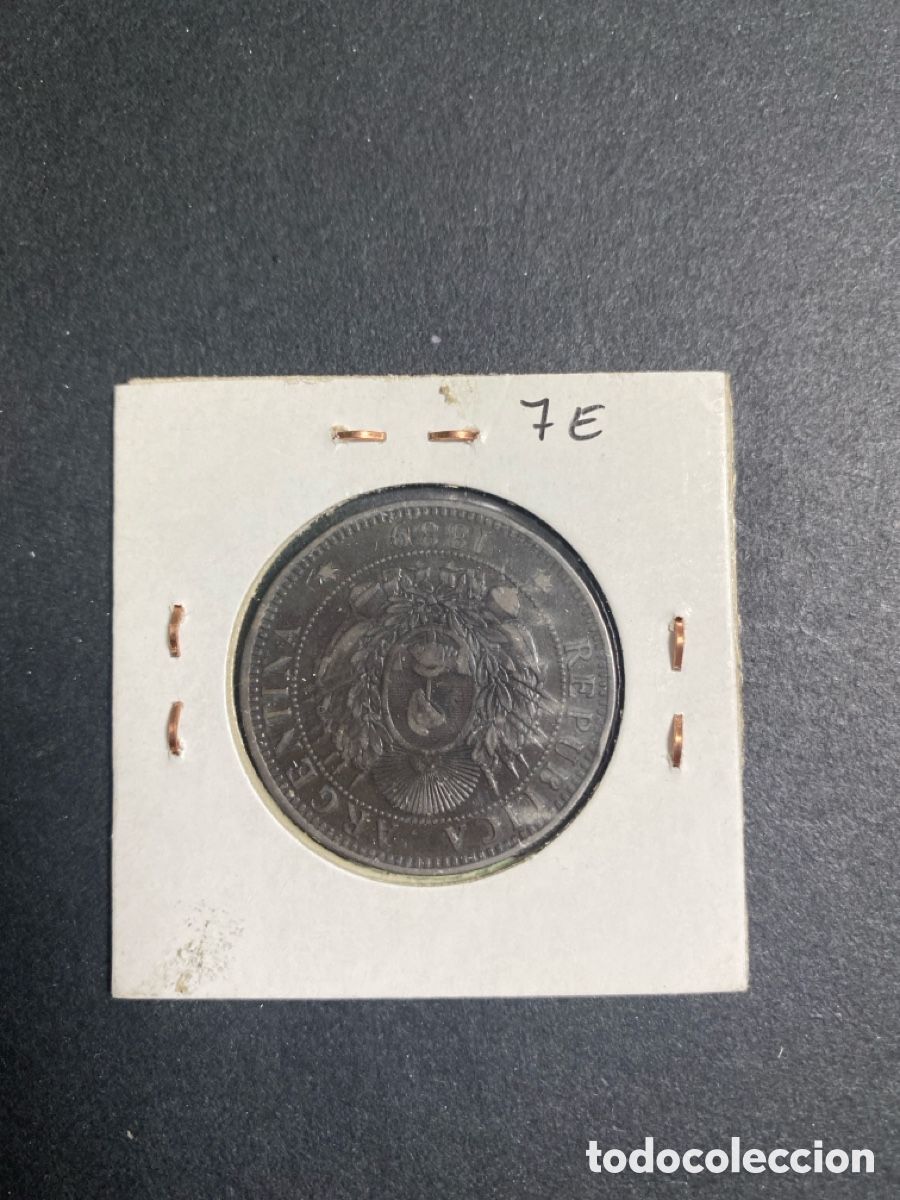 Monedas antiguas de Am&eacute;rica: Moneda de Argentina 2 centavos - Foto 2