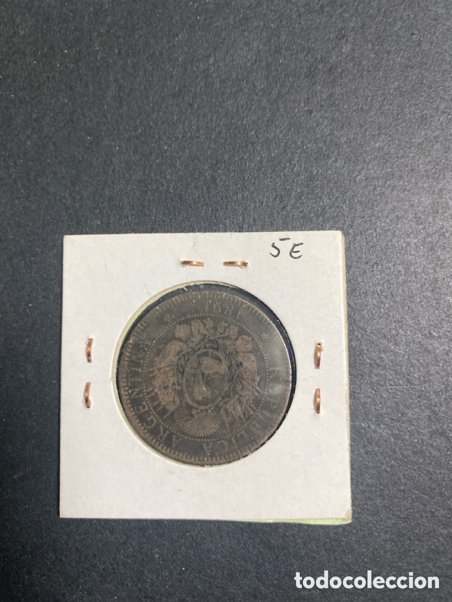 Monedas antiguas de Am&eacute;rica: Moneda de Argentina 2 centavos - Foto 2