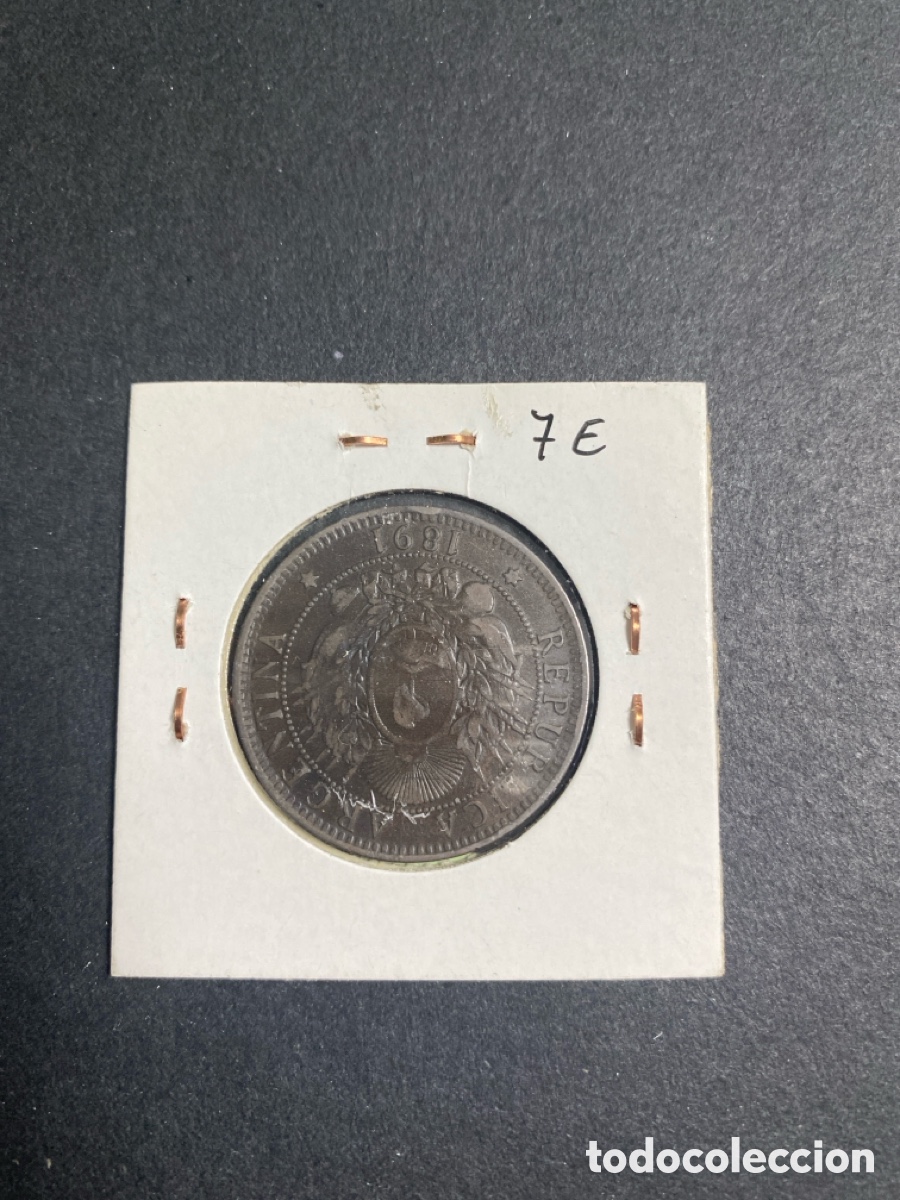 Monedas antiguas de Am&eacute;rica: Moneda de Argentina 2 centavos - Foto 2