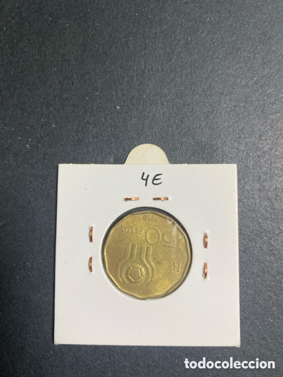 Monedas antiguas de Am&eacute;rica: Moneda de Argentina 50 pesos - Foto 2