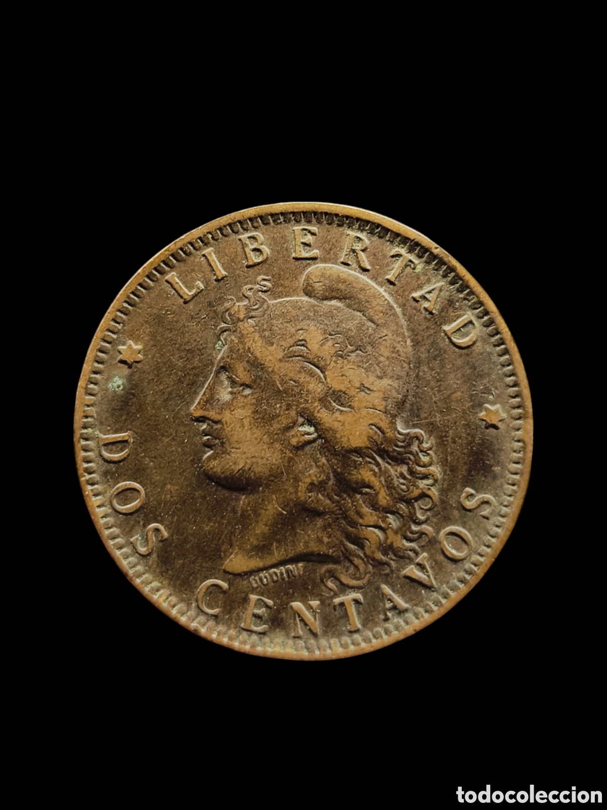 Monedas antiguas de Am&eacute;rica: ARGENTINA . 2 CENTAVOS 1892 - Foto 1