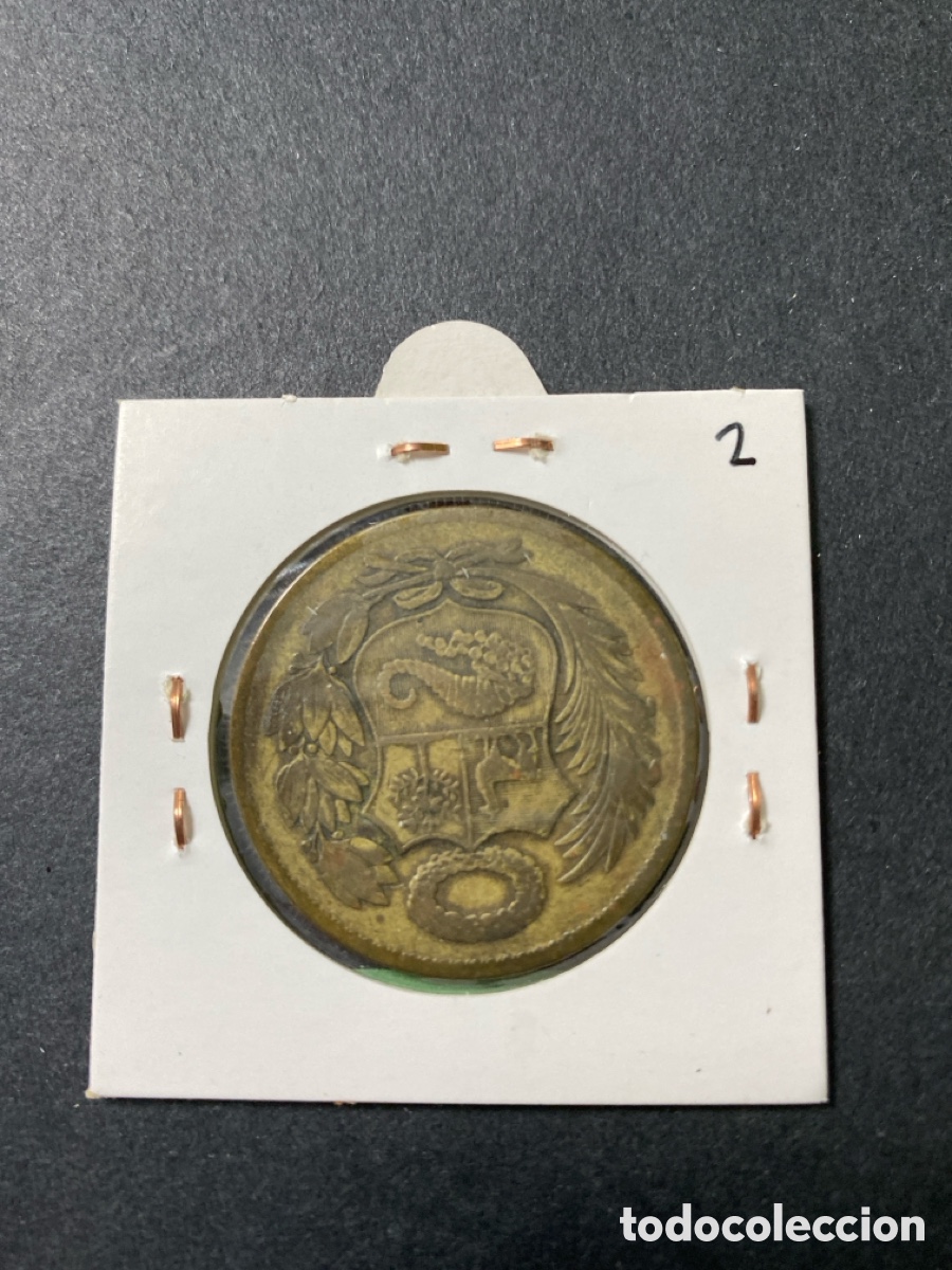 Monedas antiguas de Am&eacute;rica: Moneda de Per&uacute; 1 sol - Foto 2