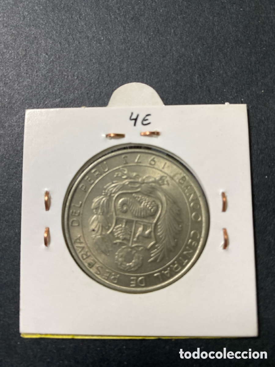 Monedas antiguas de Am&eacute;rica: Moneda de Per&uacute; 10 soles - Foto 2