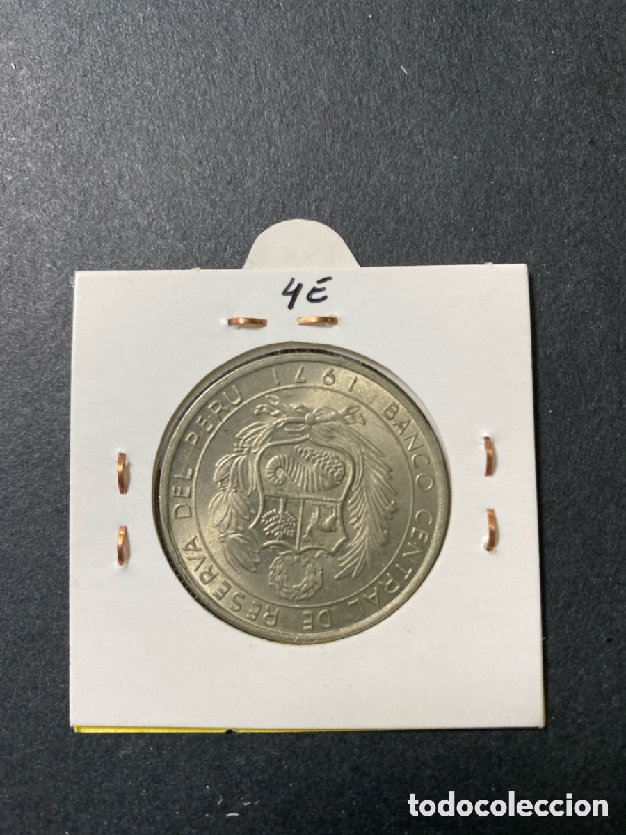Monedas antiguas de Am&eacute;rica: Moneda de Per&uacute; 10 soles - Foto 2