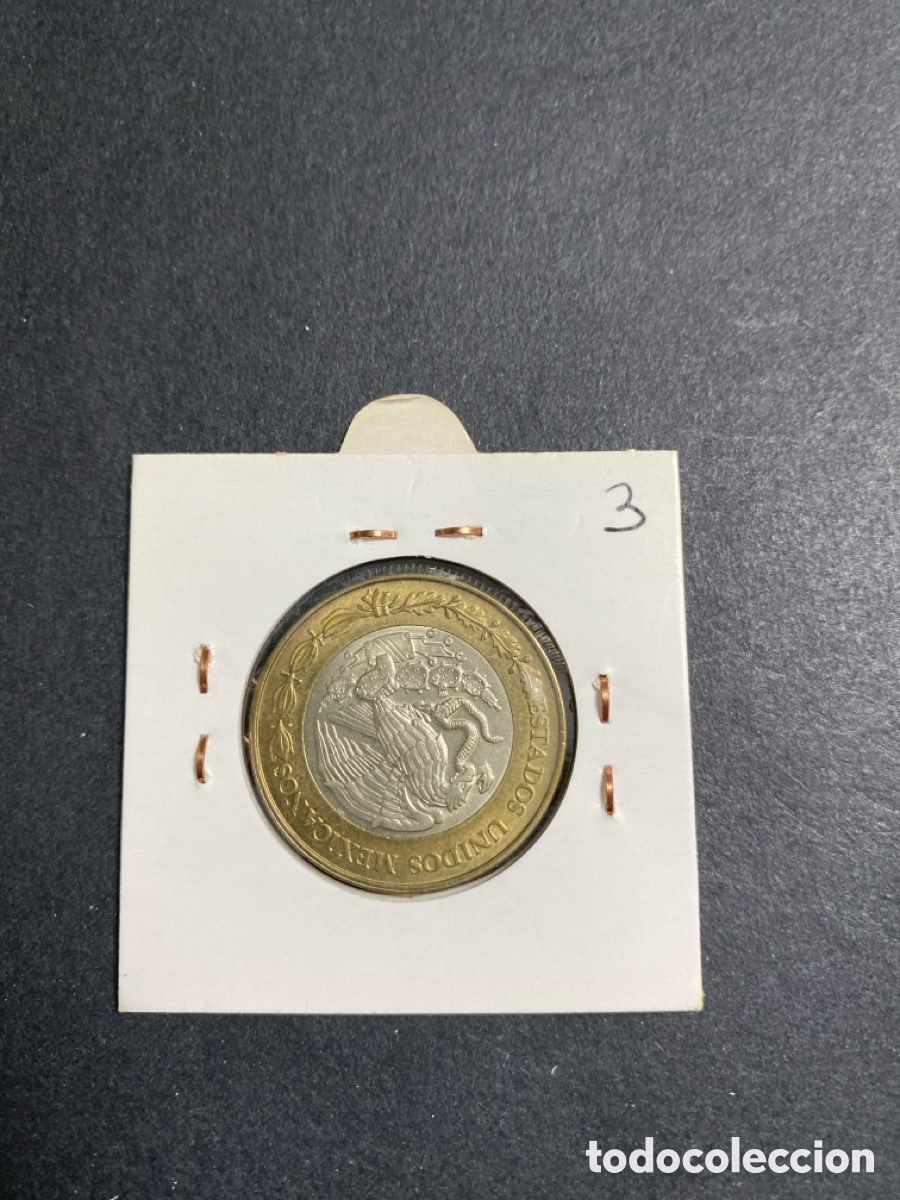 Monedas antiguas de Am&eacute;rica: Moneda de Mexico 10 pesos - Foto 2