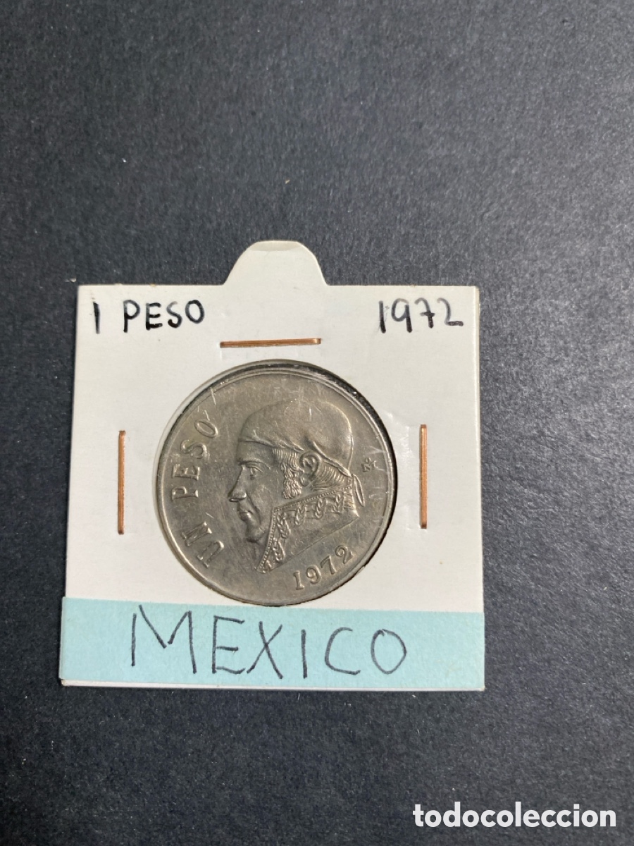 Monedas antiguas de Am&eacute;rica: Moneda de Mexico 1 peso - Foto 1
