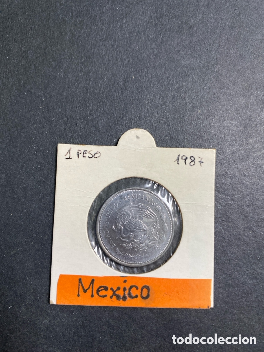 Monedas antiguas de Am&eacute;rica: Moneda de Mexico 1 peso - Foto 1