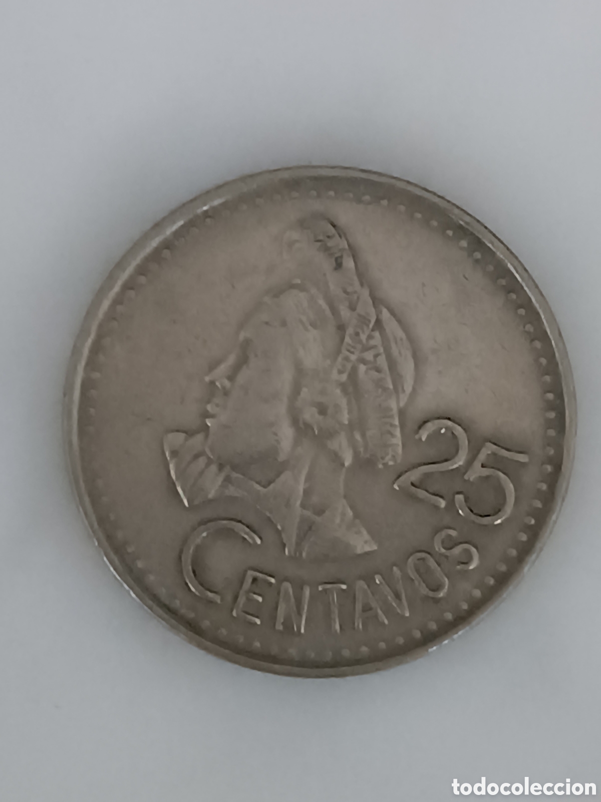 Monedas antiguas de Am&eacute;rica: 25 CENTIMOS GUATEMALA 1991 - Foto 1