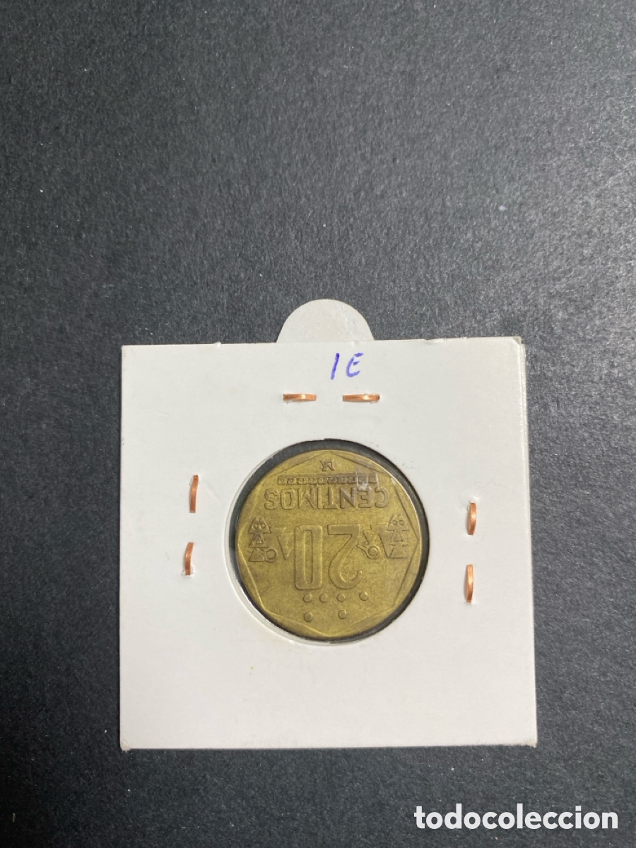 Monedas antiguas de Am&eacute;rica: Moneda de Per&uacute; 10 c&eacute;ntimos - Foto 2