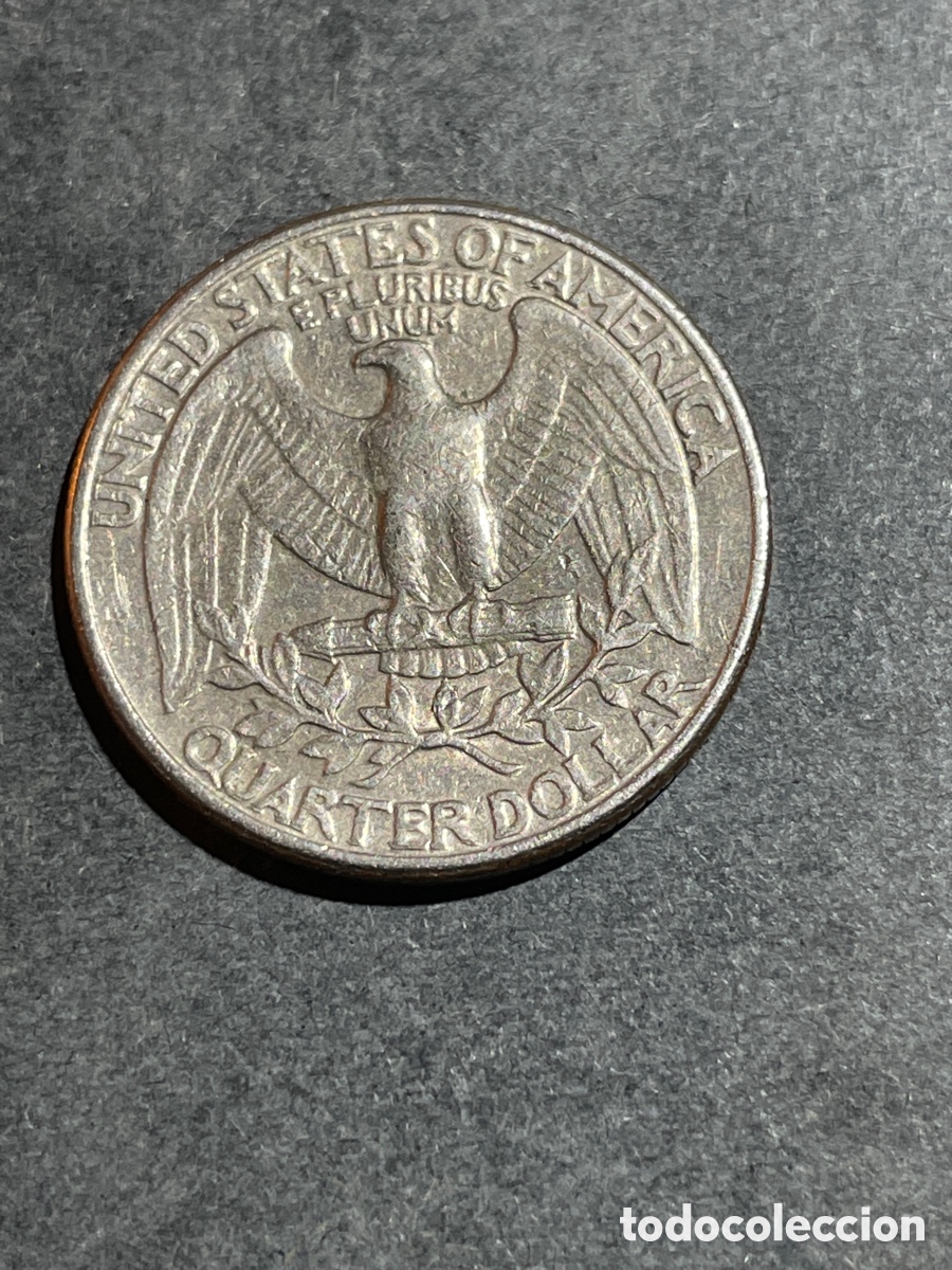 Monedas antiguas de Am&eacute;rica: EEUU. A&ntilde;o 1980 1/4 d&oacute;lar - Foto 2