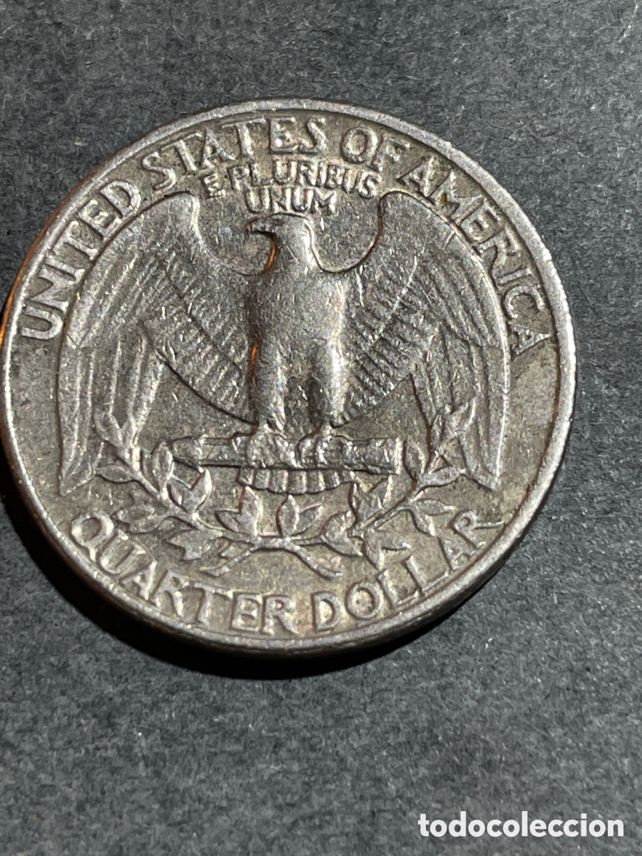 Monedas antiguas de Am&eacute;rica: EEUU 1/4 d&oacute;lar a&ntilde;o 1982 - Foto 2
