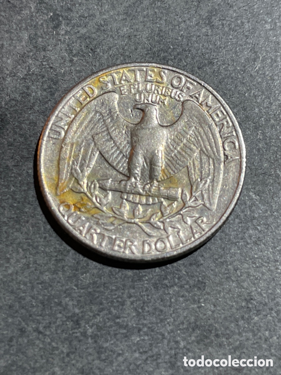 Monedas antiguas de Am&eacute;rica: EEUU 1/4 d&oacute;lar a&ntilde;o 1984 - Foto 2
