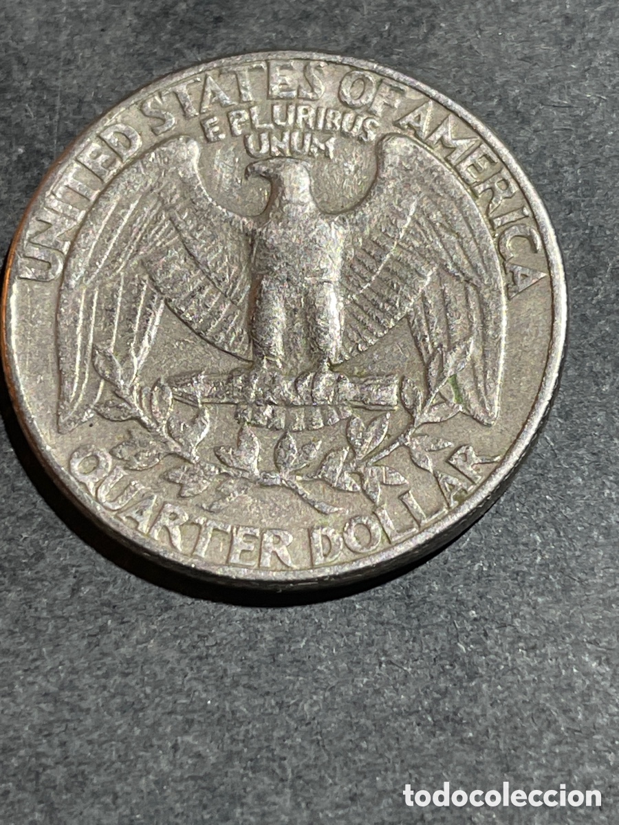 Monedas antiguas de Am&eacute;rica: EEUU 1/4 d&oacute;lar a&ntilde;o 1986 - Foto 2