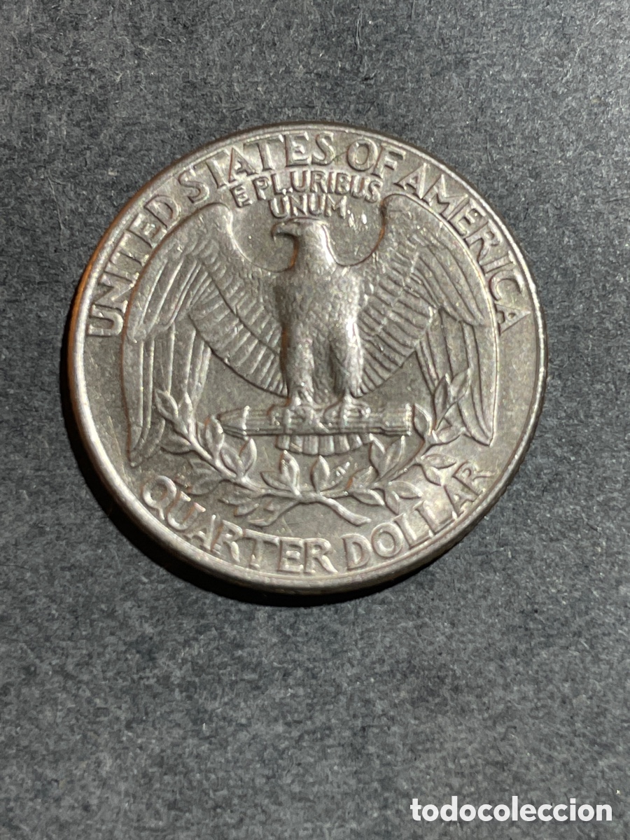 Monedas antiguas de Am&eacute;rica: EEUU 1/4 d&oacute;lar a&ntilde;o 1992 - Foto 2