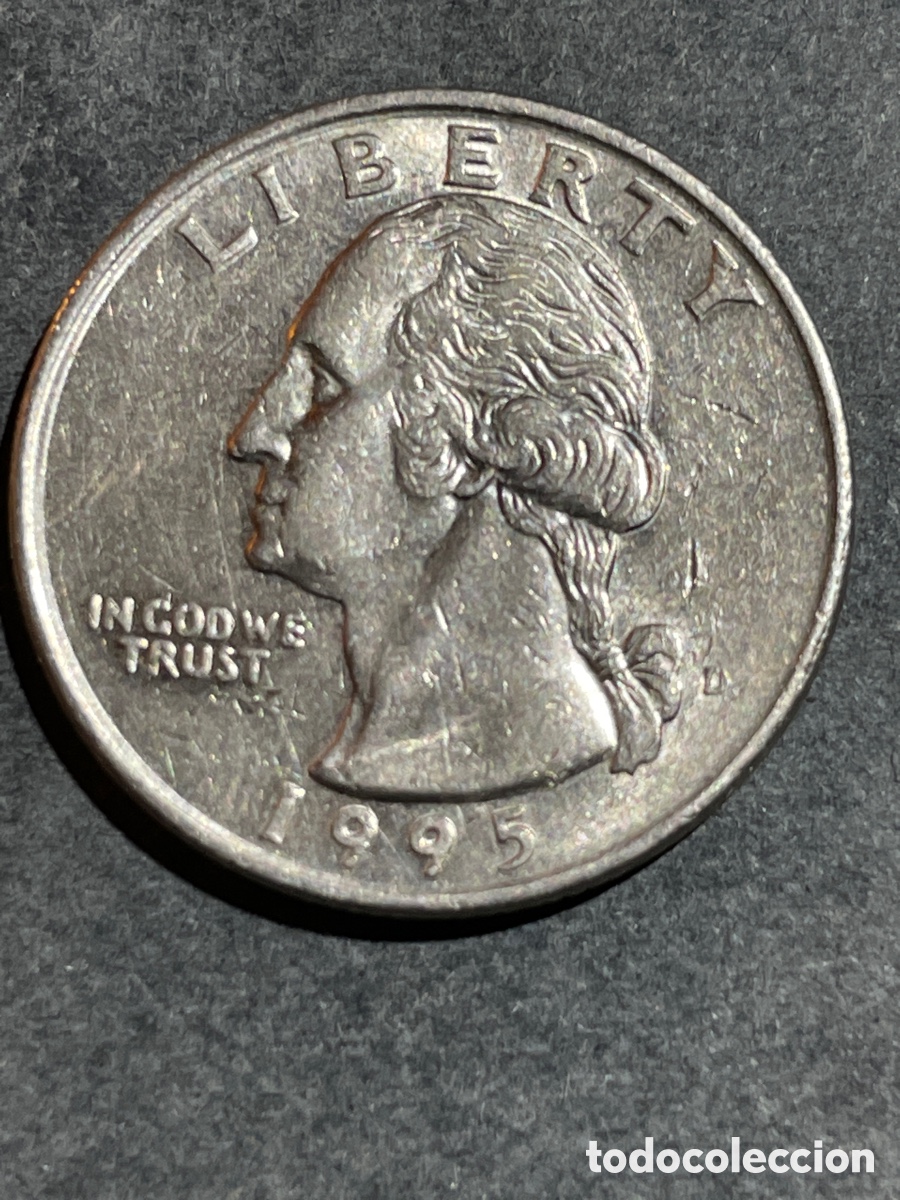Monedas antiguas de Am&eacute;rica: EEUU 1/4 d&oacute;lar a&ntilde;o 1995 - Foto 1