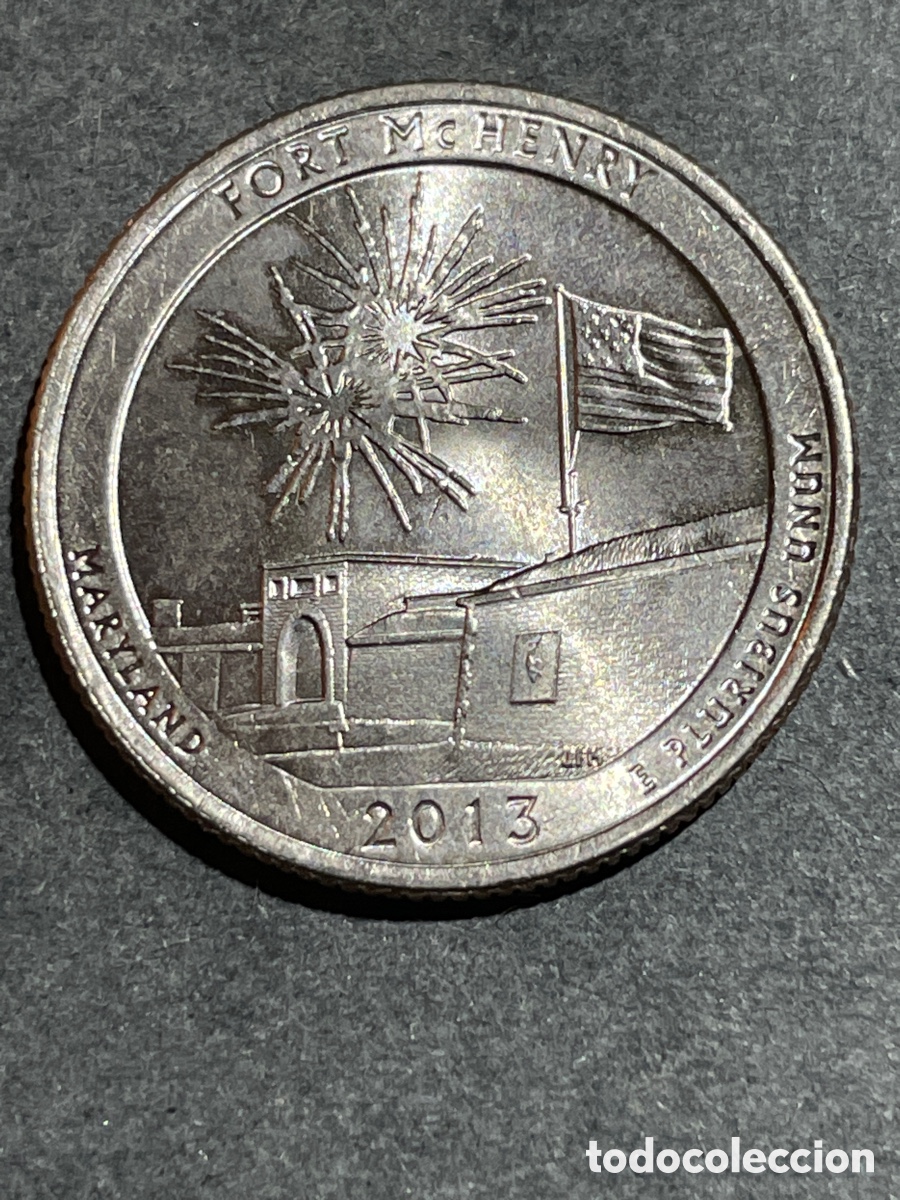Monedas antiguas de Am&eacute;rica: EEUU 2013 1/4 d&oacute;lar mariland - Foto 1