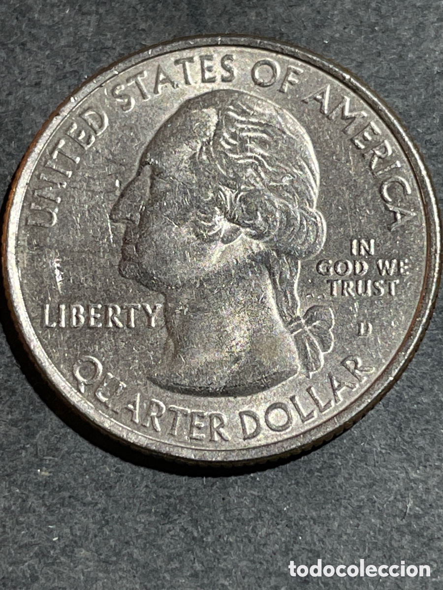 Monedas antiguas de Am&eacute;rica: EEUU 1/4 d&oacute;lar YELLOWSTONE - Foto 2
