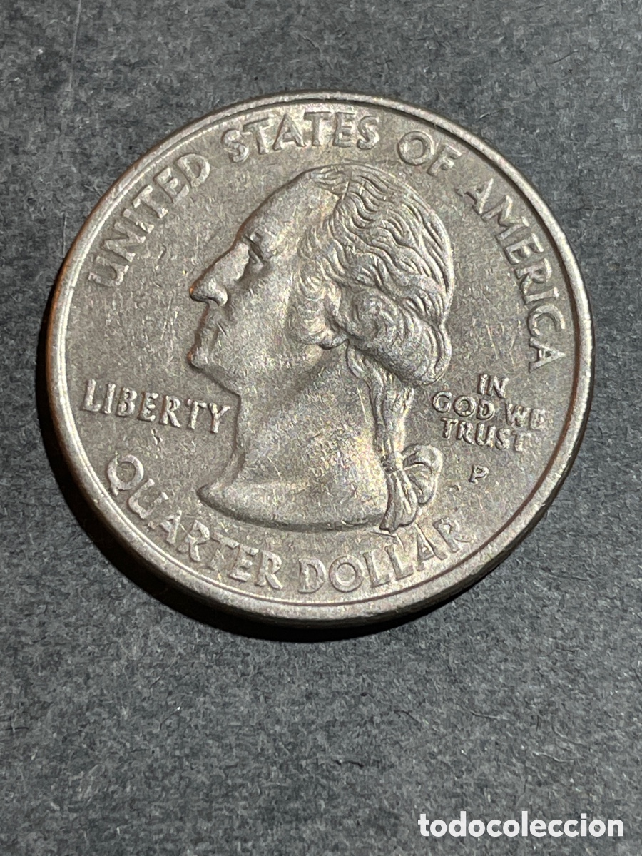 Monedas antiguas de Am&eacute;rica: EEUU 1:4 dollar a&ntilde;o 2000 - Foto 2