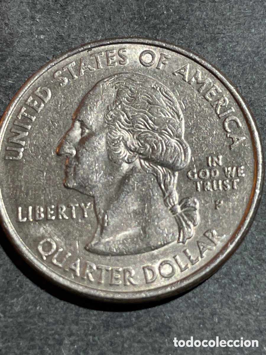 Monedas antiguas de Am&eacute;rica: EEUU 1/4 dollar a&ntilde;o 2001 - Foto 2