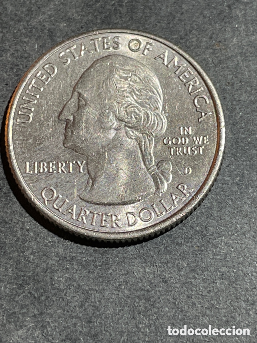 Monedas antiguas de Am&eacute;rica: EEUU 1/4 d&oacute;lar a&ntilde;o 2014 - Foto 2