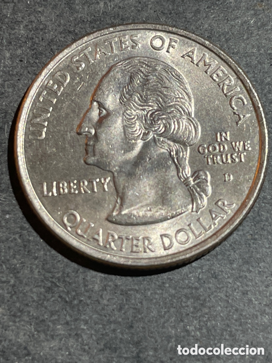 Monedas antiguas de Am&eacute;rica: EEUU 1/4 d&oacute;lar a&ntilde;o 2000 - Foto 2