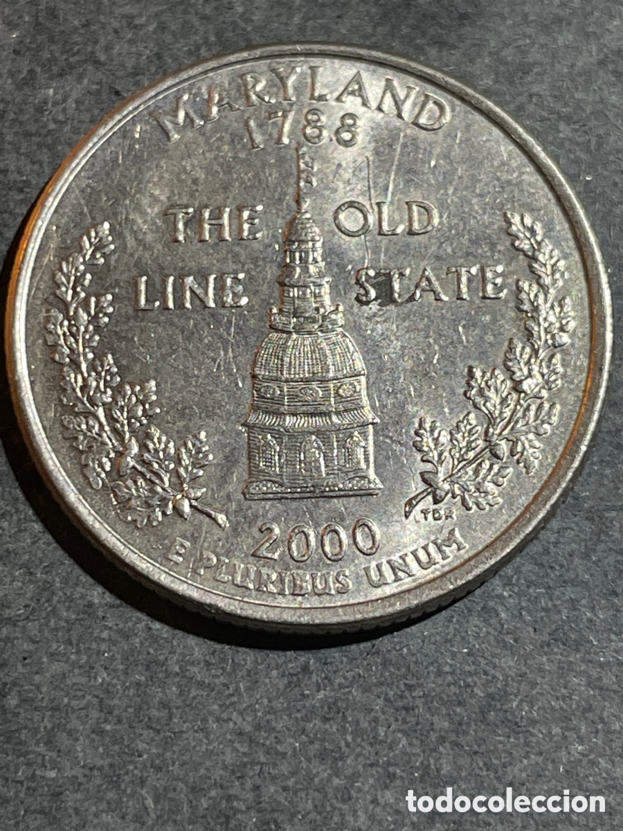 Monedas antiguas de Am&eacute;rica: EEUU 1/4 d&oacute;lar a&ntilde;o 2000 - Foto 1