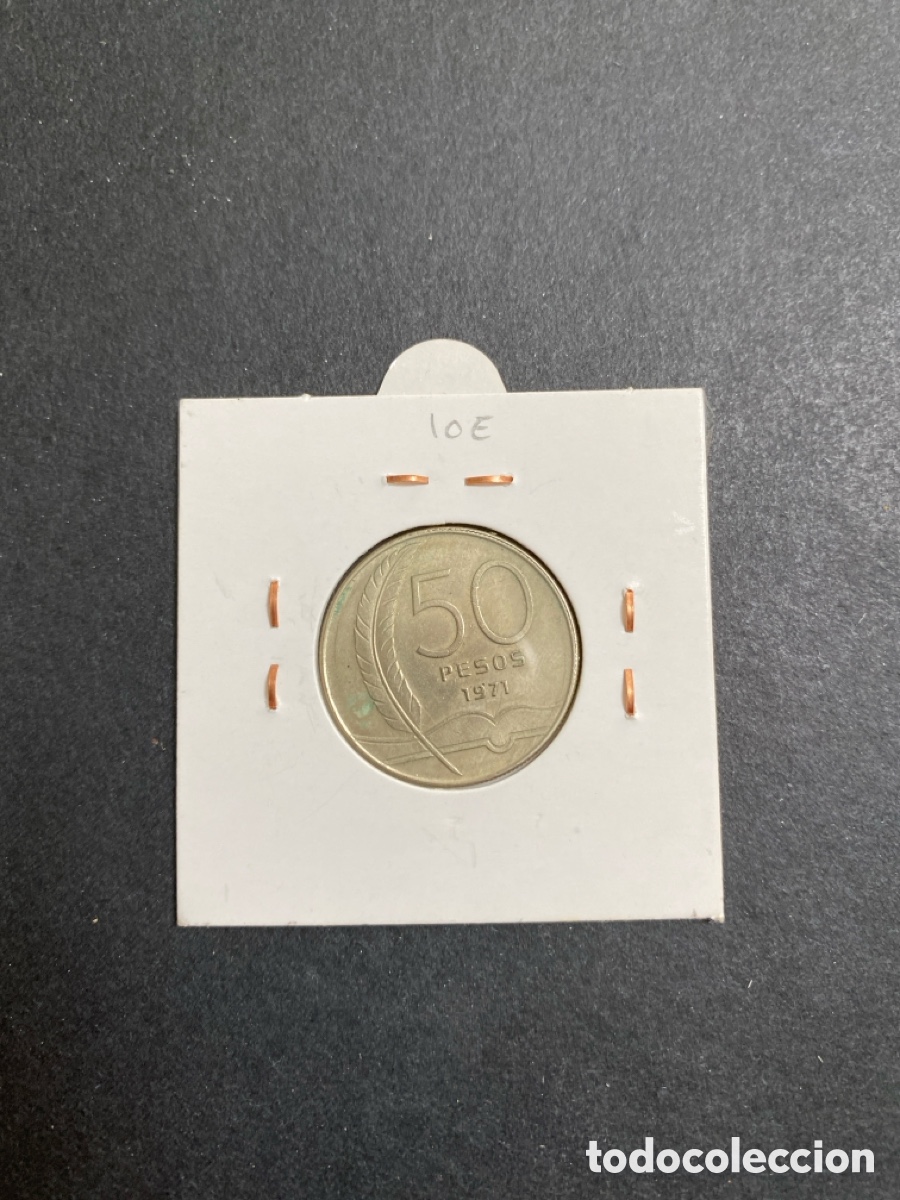 Monedas antiguas de Am&eacute;rica: Moneda de Uruguay 50 pesos - Foto 2