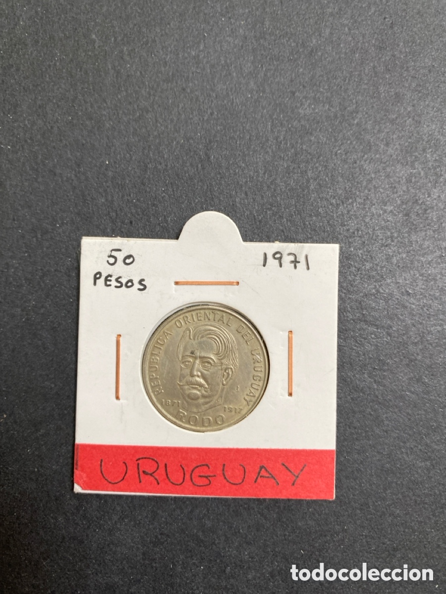 Monedas antiguas de Am&eacute;rica: Moneda de Uruguay 50 pesos - Foto 1