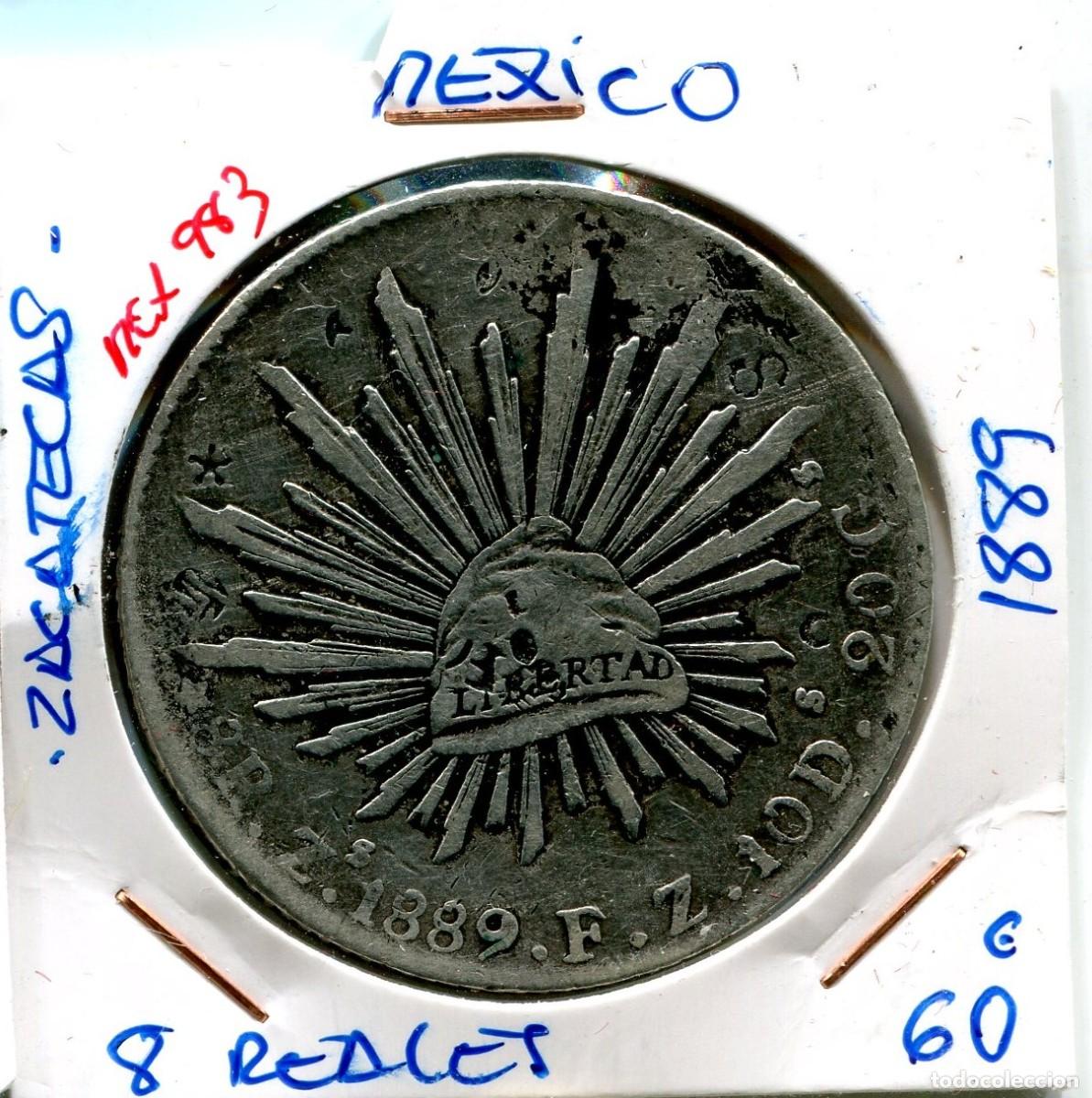 Monedas antiguas de Am&eacute;rica: 8 REALES A&Ntilde;O 1889 MEXICO ( MEX983 )