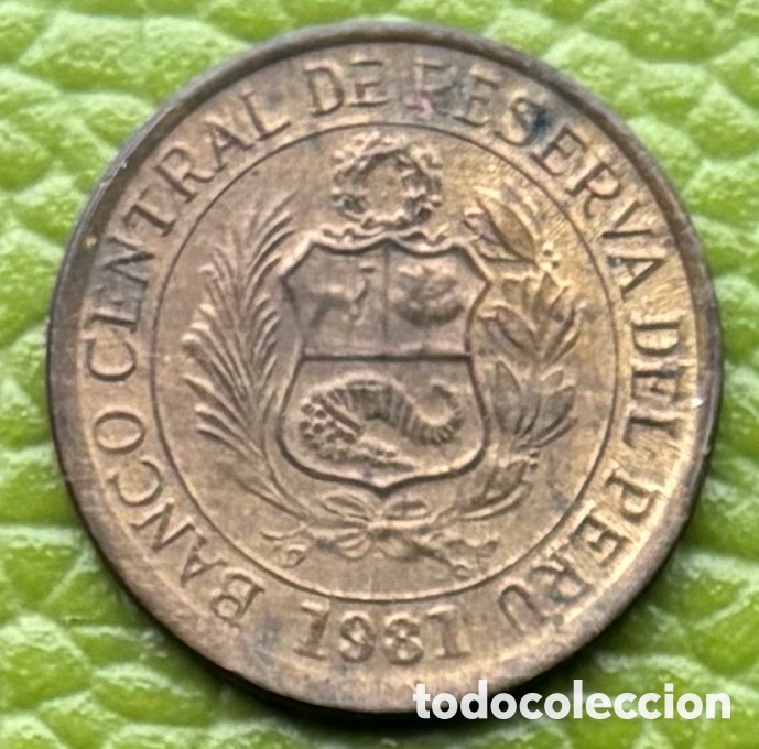 Monedas antiguas de Am&eacute;rica: PER&Uacute;. UN SOL DE ORO. 1981. - Foto 3