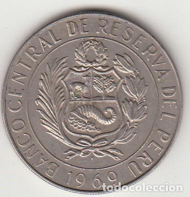 Monedas antiguas de Am&eacute;rica: PERU - MONEDA DE 10 SOLES DE ORO DE 1969 - Foto 1