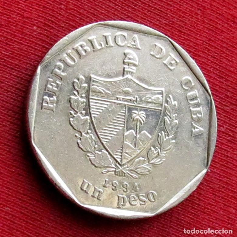 Monedas antiguas de Am&eacute;rica: Cuba 1 peso 1994 ,,, - Foto 2